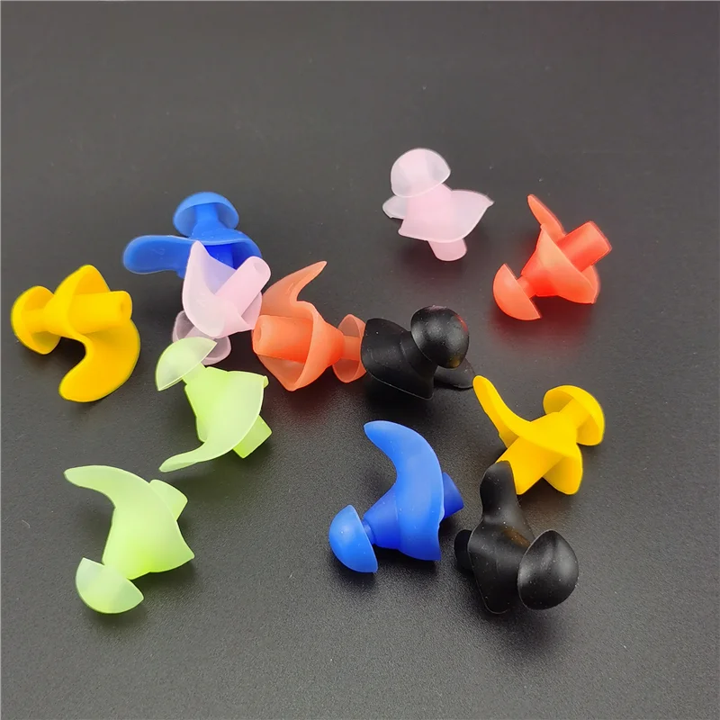 

1 Pair Professional Waterproof Swimming Silicone Swim Earplugs Adult Swimmers Children Diving Soft Anti-Noise Pool Ear Plug