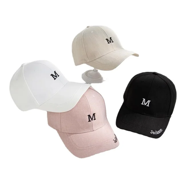 Fashion Solid Color Baseball Caps Letter M Print Snapback Caps Casual Sports Gorras Unisex Hip Hop Dad Hats For Men Women 1