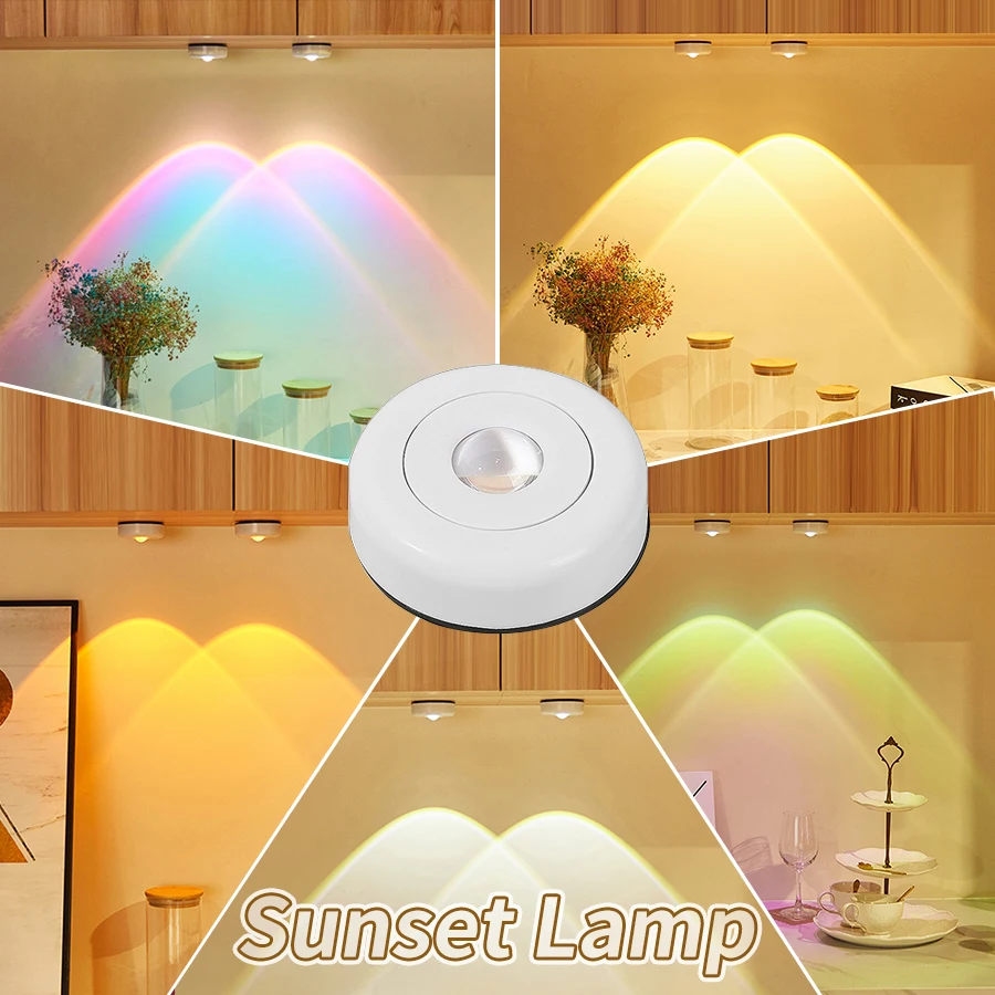 Настенная лампа на батарейках для кухни спальни шкафа