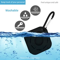 soft silicone waterproof case for apple airtag air tag mini portable gps finder cases key hole keyring children pet school bag