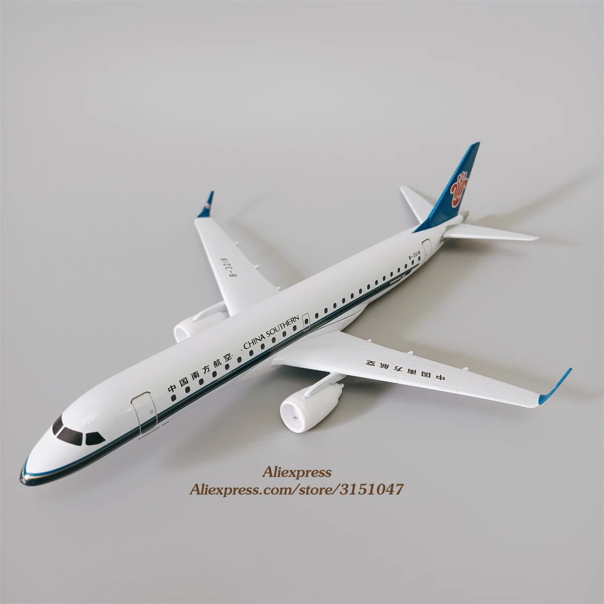 

20CM Solid Alloy Metal Air China Southern E-190 E190 Airlines Airplane Model Diecast Air Plane Model Aircraft with Holder Gifts