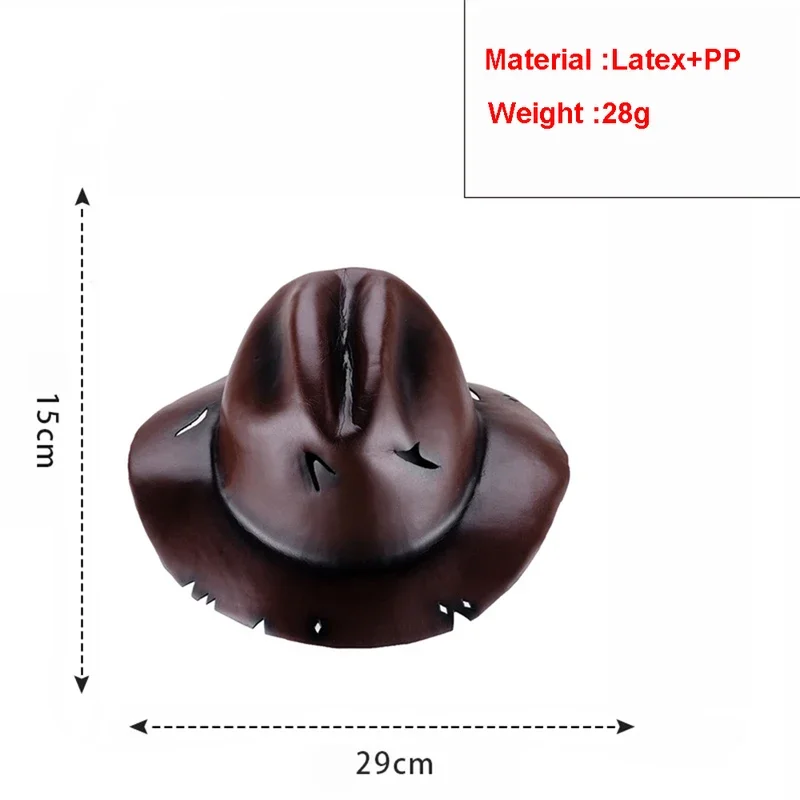 Костюм для косплея Фредди Крюгер трикотажный топ в красную полоску головной убор