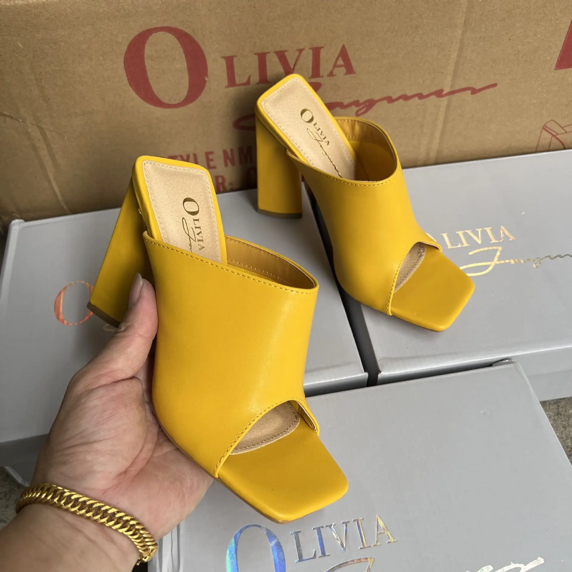 

Women's Sandals Noveltie 2022 Summer Woman Mules High-heeled 11cm Peep Toe Solid Large Size Designer Shoes Women Luxury Slides