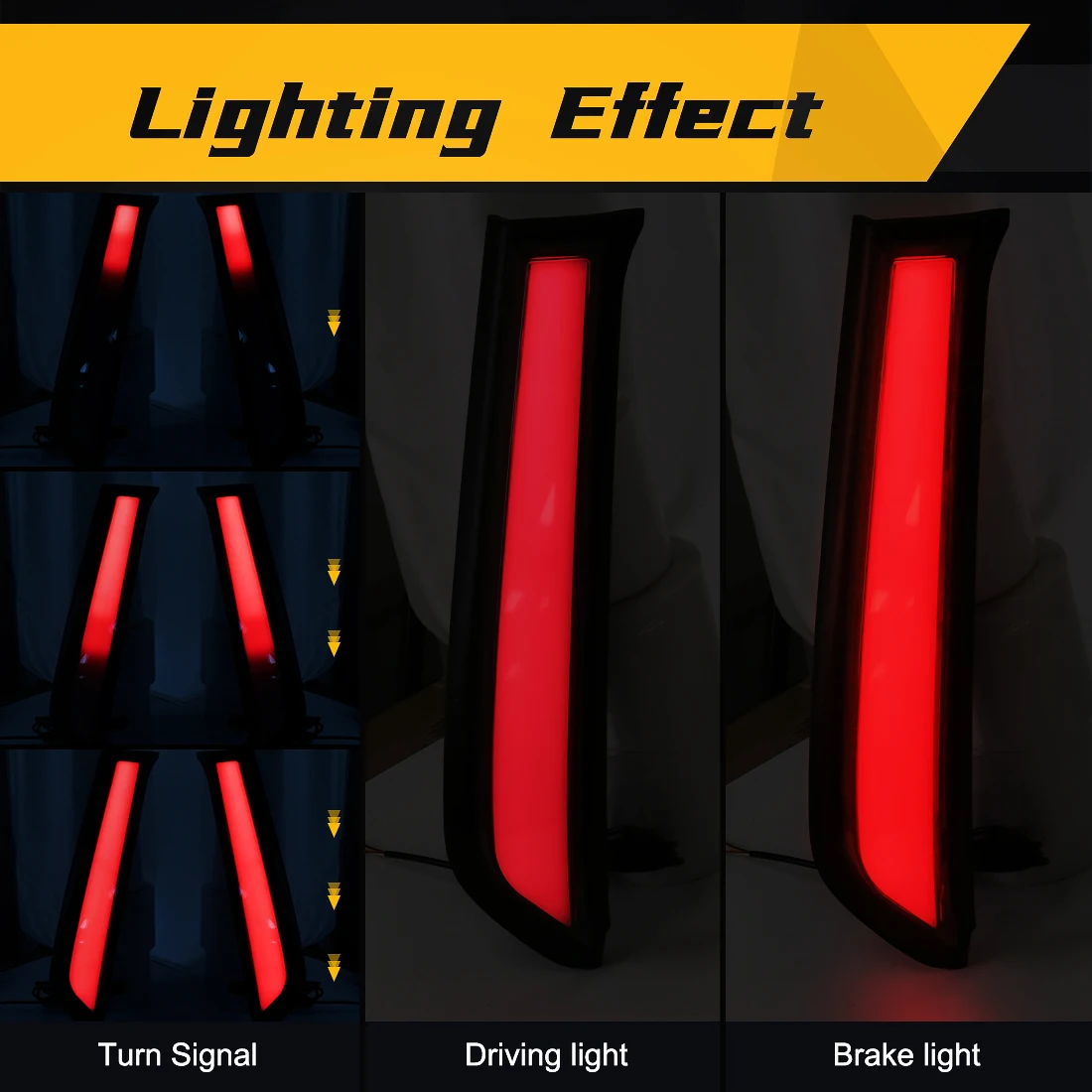 Задний бампер для автомобиля задний Toyota 4 runner 2010-2022 динамический сигнал поворота