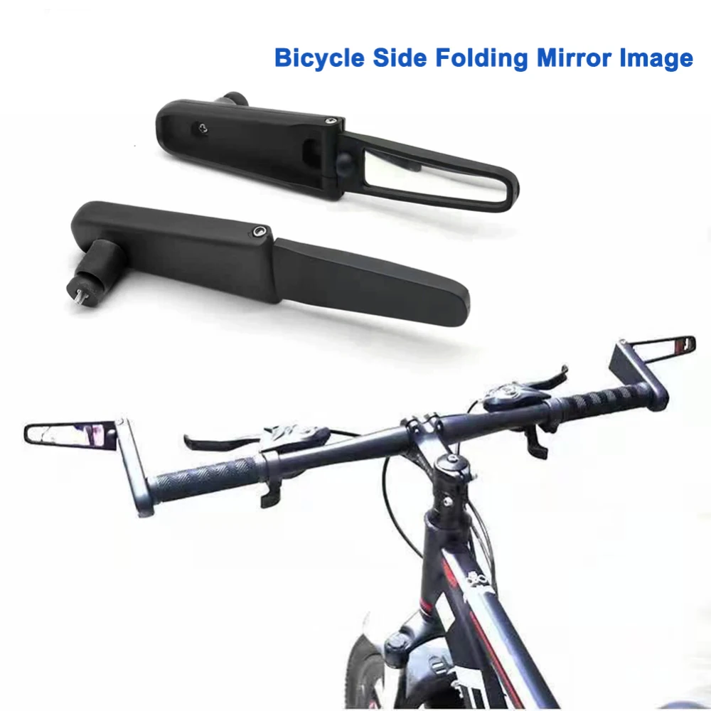 

1/2Pcs Mountain Bike Rearview Mirror Adjustable Rotate Wide-Angle Cycling Handlebar Rear View Mirrors Bicycle Accessories