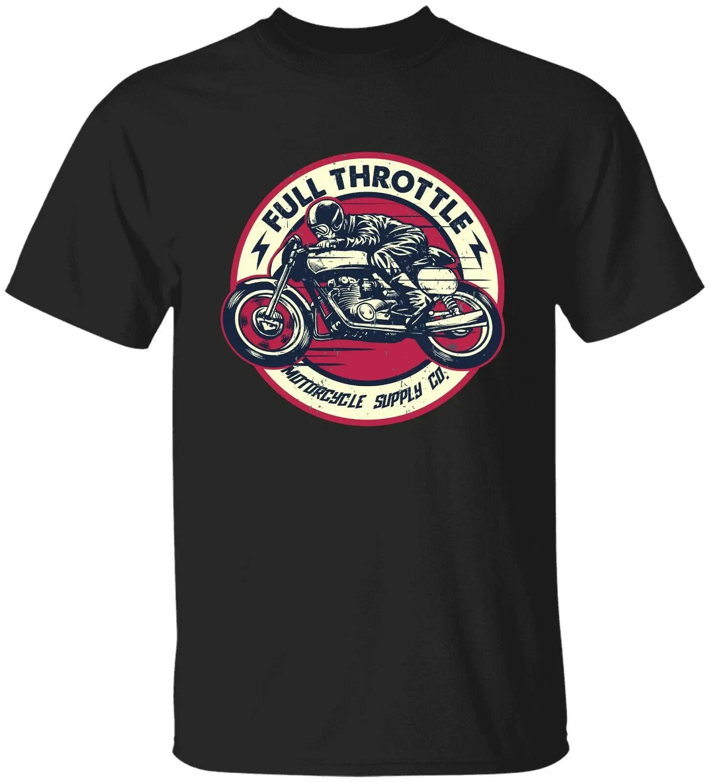 

Full Throttle Motorcycle Supply co. Freedom Motorcycle Bike Ride T-Shirt