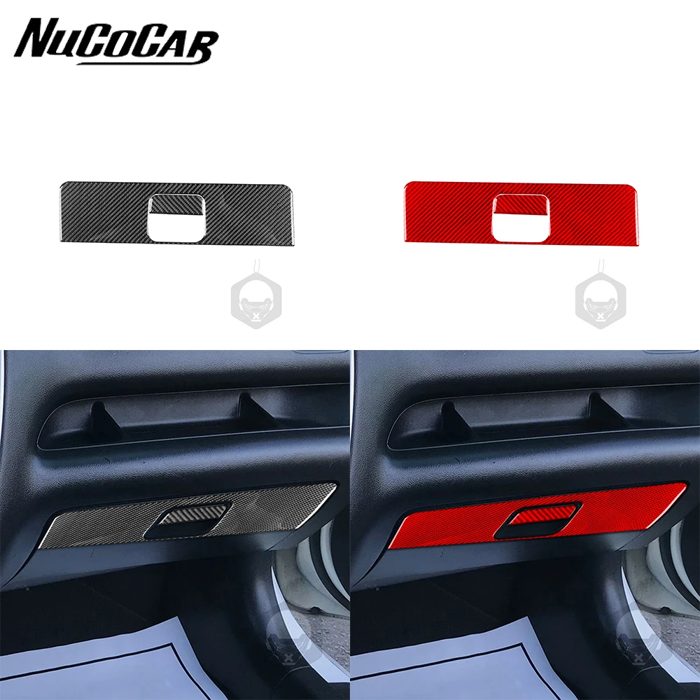 Для Honda Civic Si 2001-2005 углеродное волокно Copilot перчаточный ящик панель отделка полоса