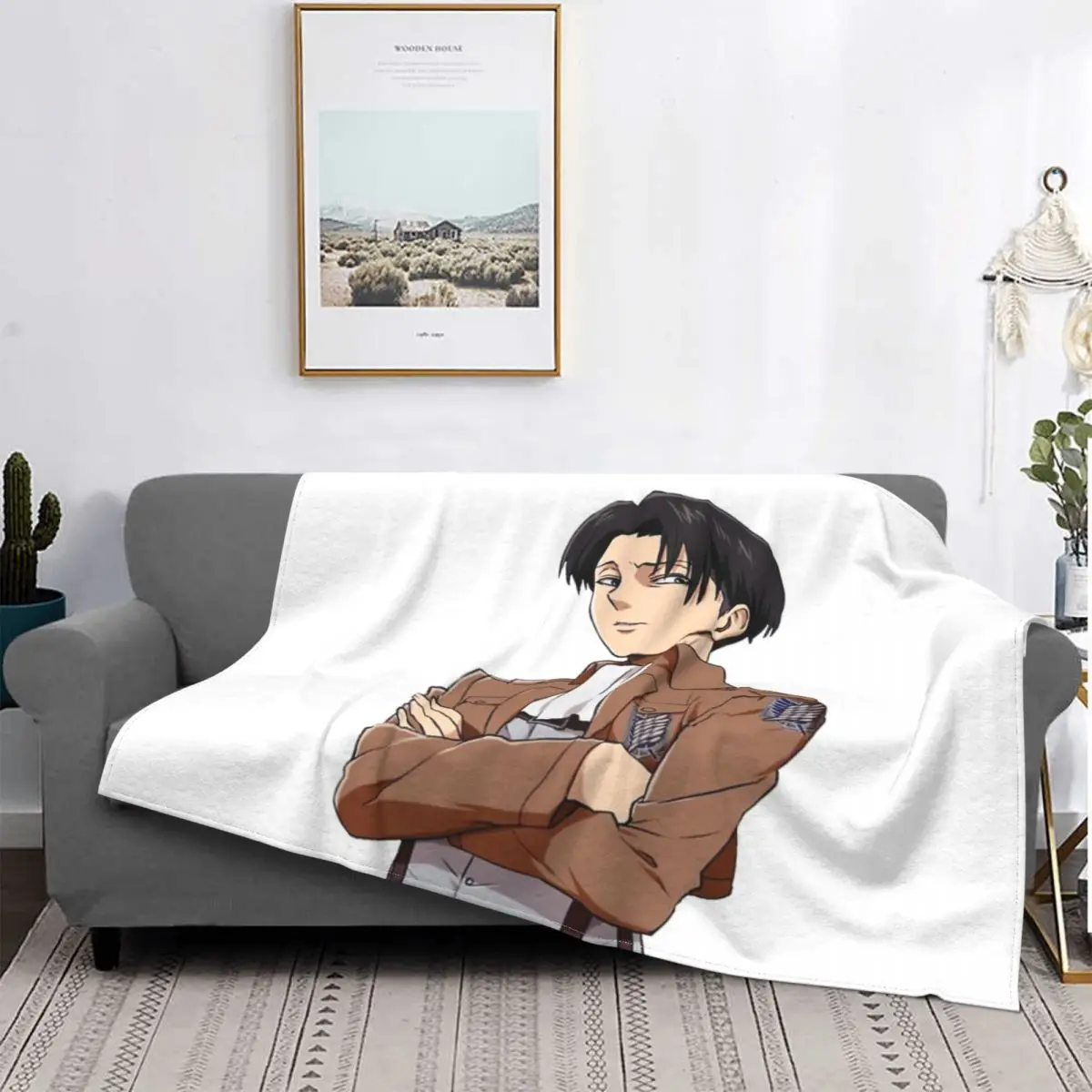

Levi 2-manta a cuadros para cama, colcha para Picnic, manta para cama