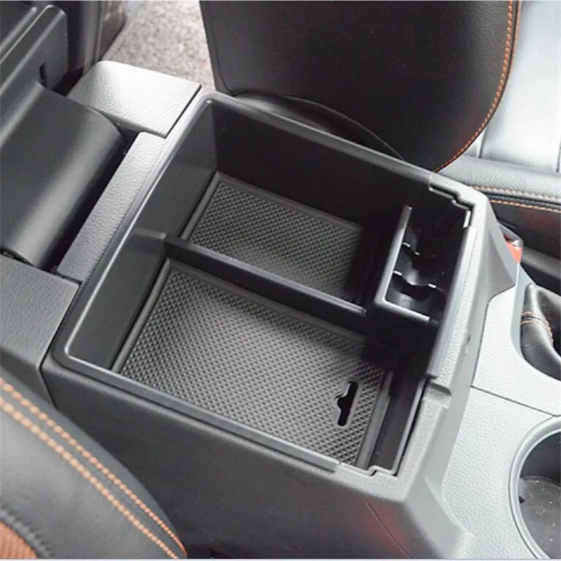 

Car Accessories Armrest Storage Box Glove Tray For Ford RANGER Focus Escort EVEREST TAURUS Mondeo Fusion RAPTOR F-150 Explorer