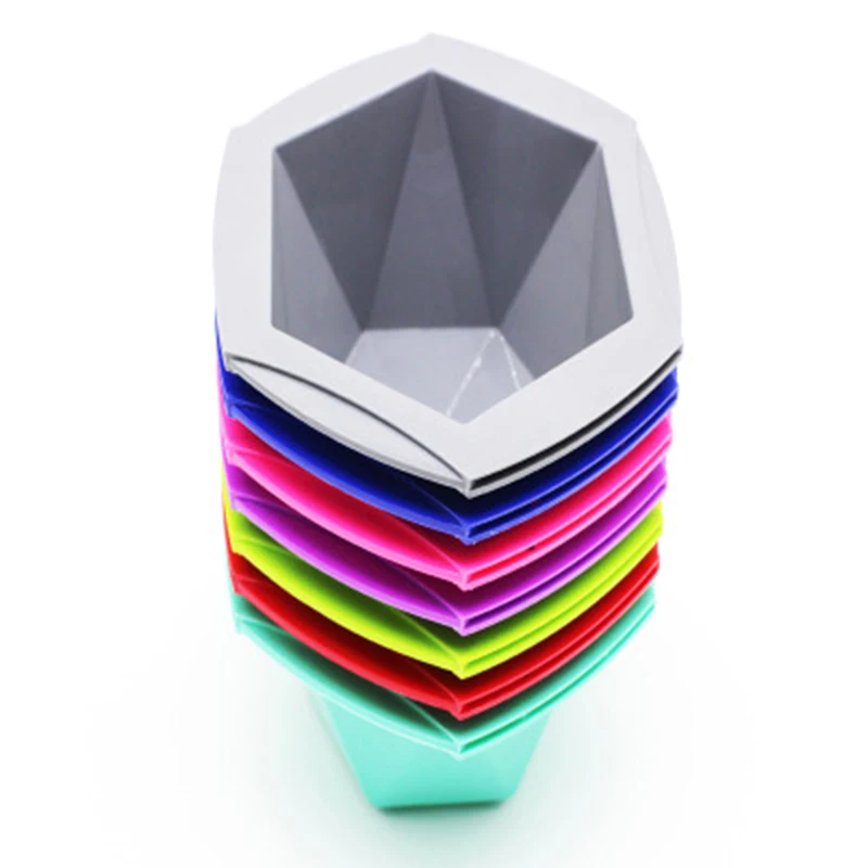 

Color Mixing Bowl Kit 7 Color Rainbow Home DIY Hair Coloring Dye Tinting Brush And Bowl Set