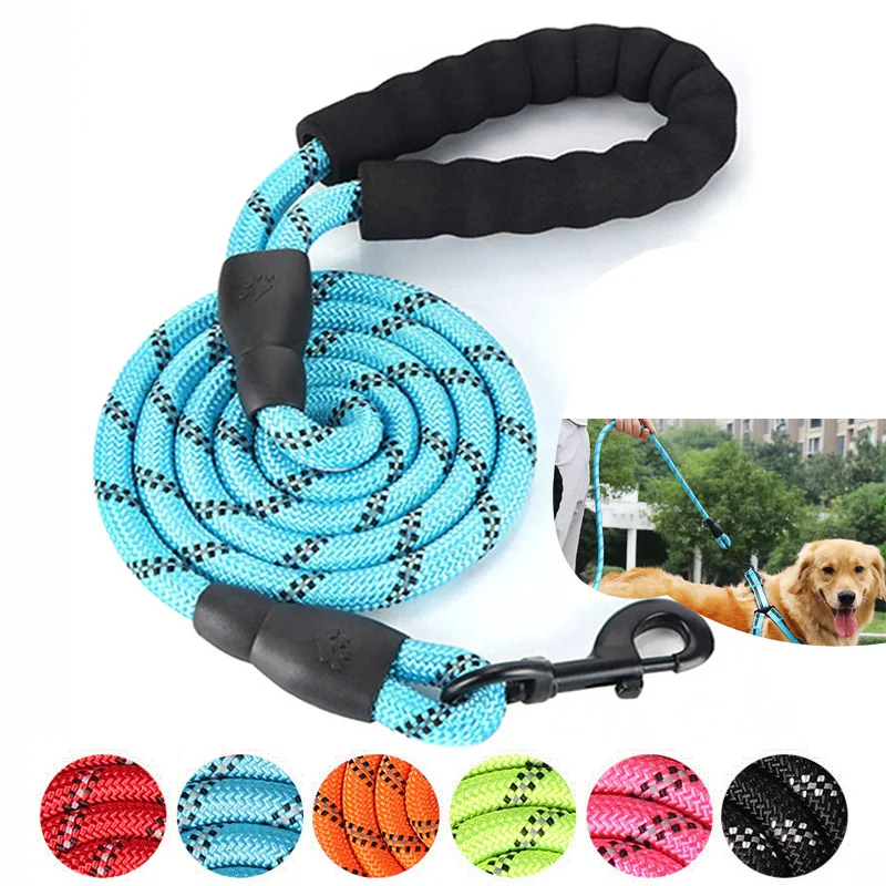 

Strong Nylon Dog Leash Labrador French bulldog Harness Leashes Reflective Leash Training Safety Dog Leashes Ropes 150/200/300cm