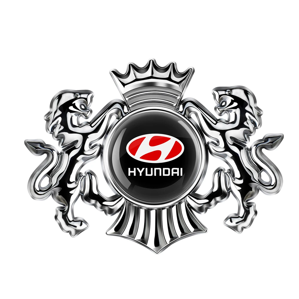 

3D Лев Стайлинг Автомобильный Значок Логотип Эмблема Наклейка Аксессуары Для Hyundai I10 I20 I30 I40 IX20 IX35 Tucson Solaris Accent Azera GDI