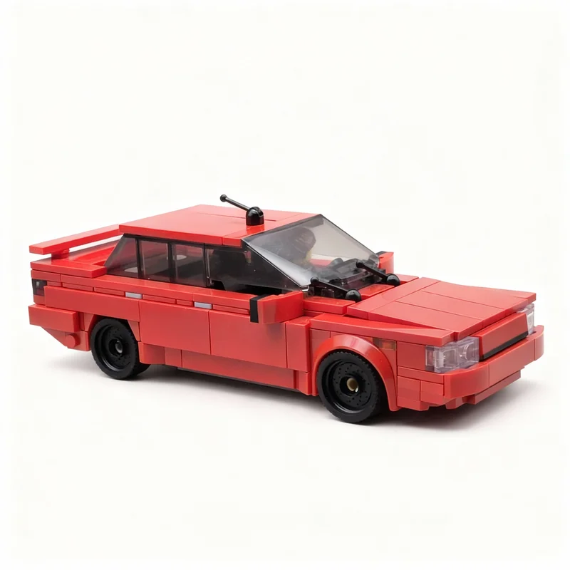 Фото Набор строительных блоков MOC City Champions Renault Turbo, 384 детали, развивающая игрушка для детей, идея для подарка на Рождество, конструктор DIY №1