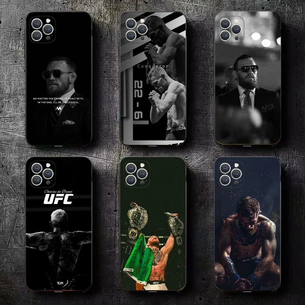 Чехол для телефона U-Ufc Conor McGregor iPhone 16 15 14 13 12 11 Plus Pro Max XS X XR SE Mini 8 7 мягкий силиконовый
