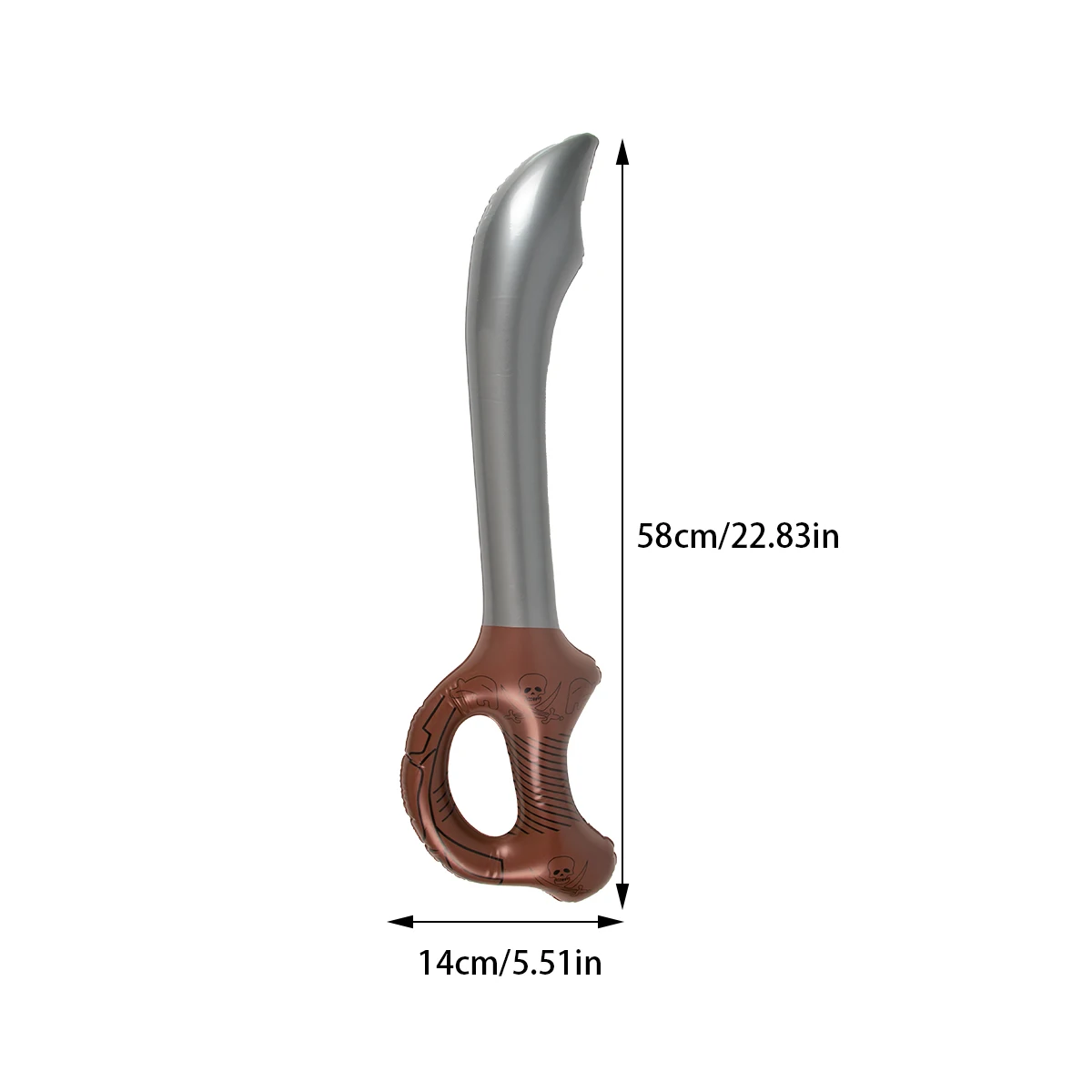 3/6 шт. надувной пиратский нож