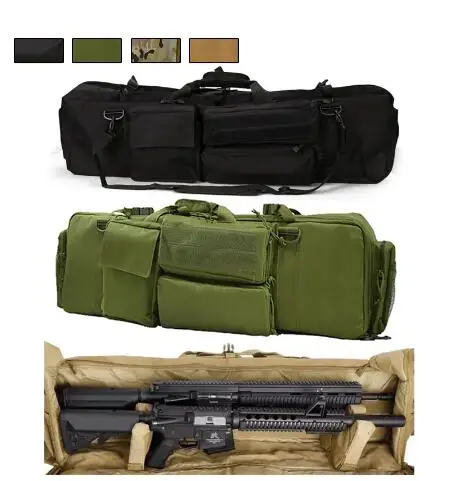 

Tactical M249 Gun Bag Airsoft Military Hunting Shooting Rifle Backpack Outdoor Gun Carrying Protection Case With Shoulder Strap