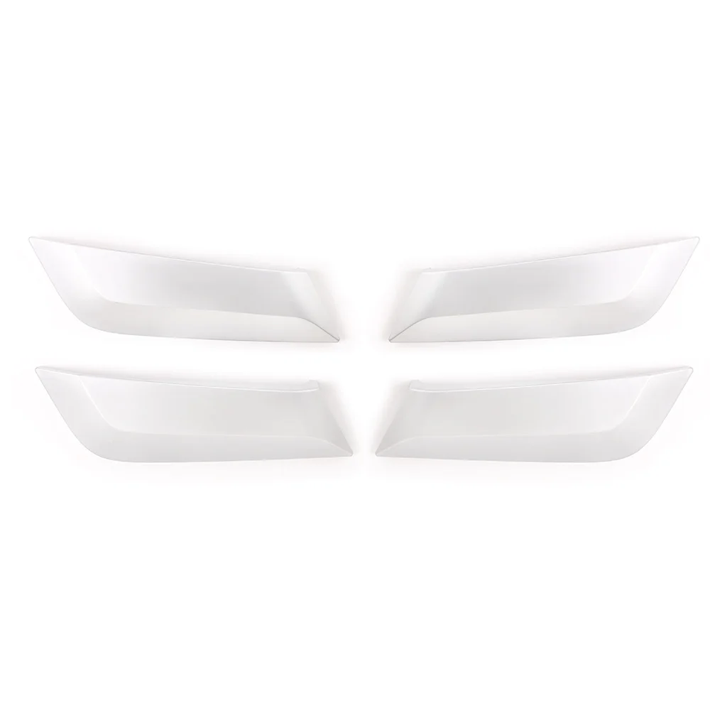 

Car Inner Door Armrest Panel Handle Pull Trim Cover Stickers for Land Rover Freelander 2 2007-2015(Silver)