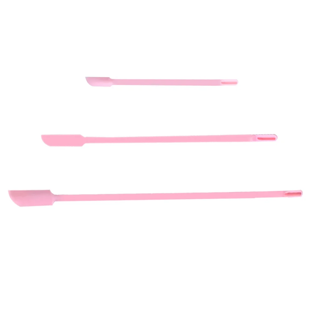 

3 Pcs Silicone Brush Face Spatula Beauty Scraper Cream Mini Mask Spatulas Last Drop Skincare Tools Lotion Foundation