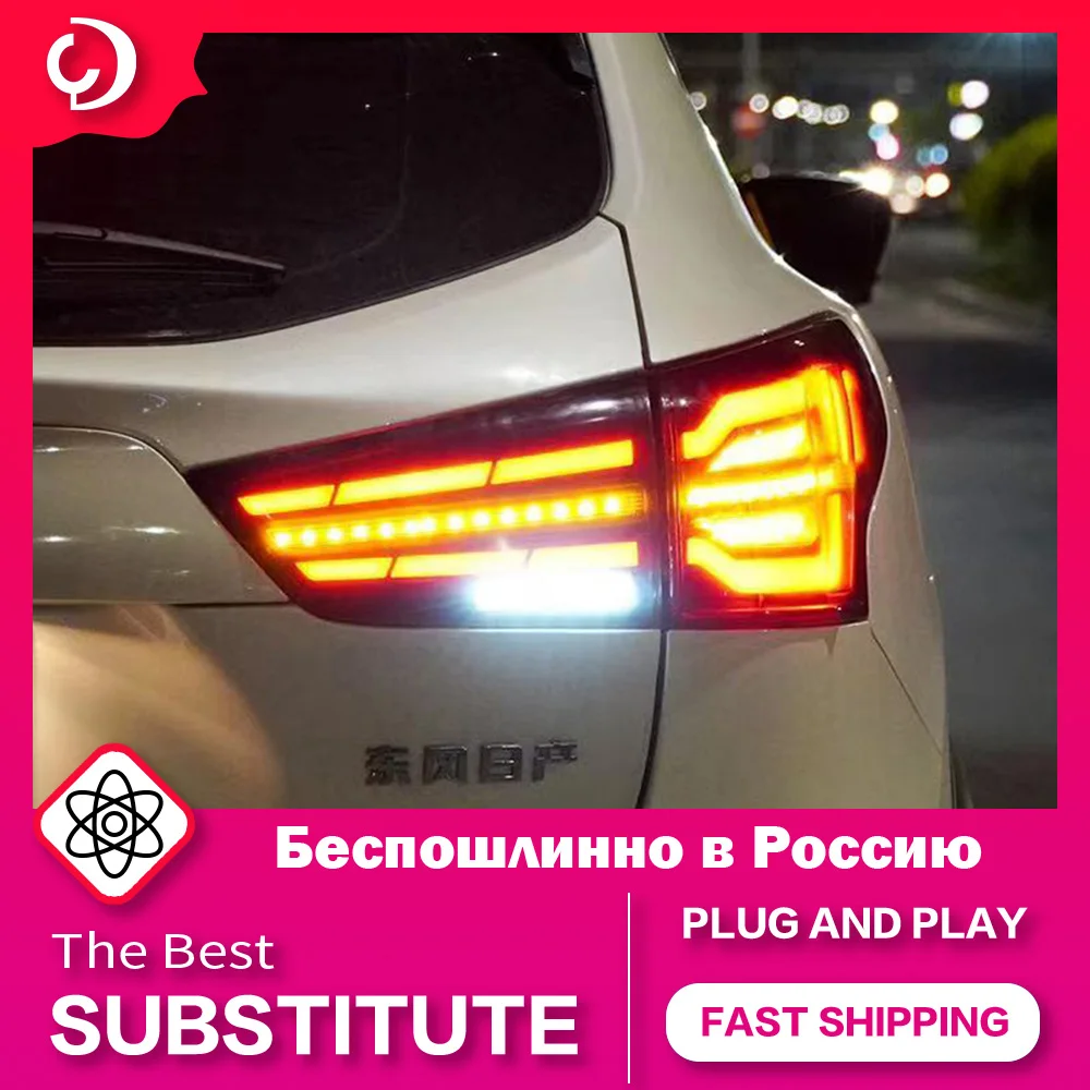 

AKD Car Styling Taillights for Nissan Qashqai 2016-2022 LED Tail Light DRL Fog Tail Lamp Running Turn Signal Rear Reverse Brake