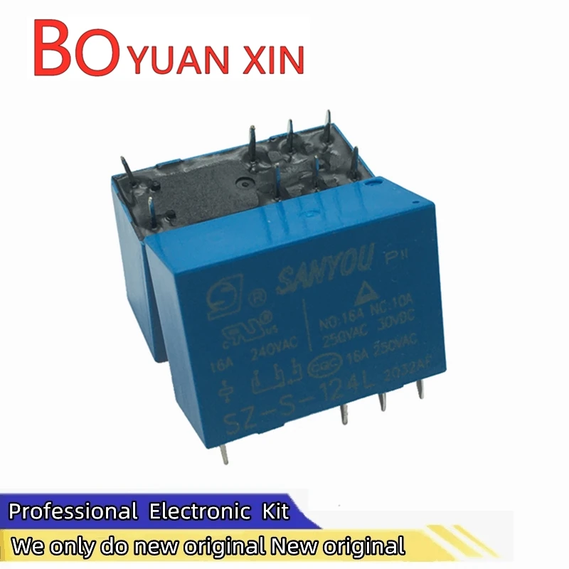 

Новое оригинальное реле SZ-S-124L SANYOU 16А заменяет SMIH-24VDC-SL-C HRM2H-S-DC24V-C Реле малой мощности