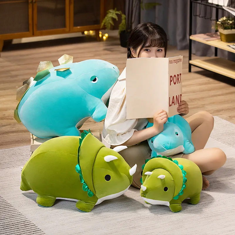 

Cute Triceratops Stuffed Animal Plush Toy Adorable Soft Dinosaur Toy Plushies Lovely Gifts Perfect Present For Kids And Toddlers