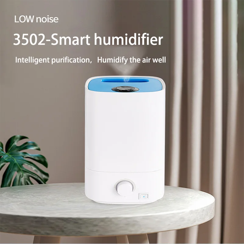 Household simple 3502 humidifier 3.5L large capacity low noise 25W small power table portable intelligent humidifier 230ML/H