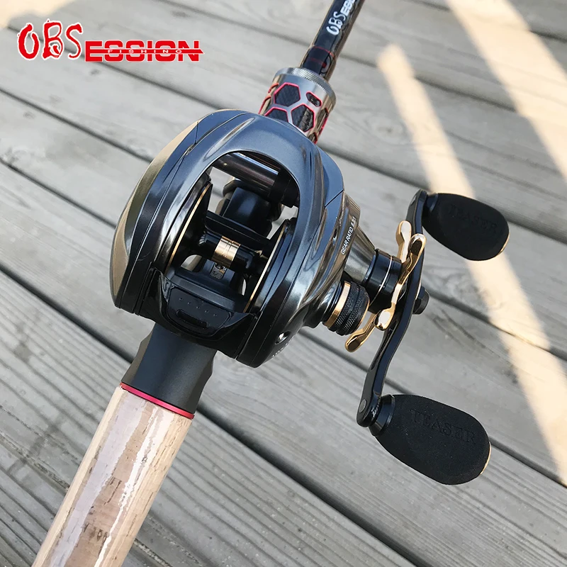 Catfish Rod 205cm Carbon Snakehead Casting Fishing Rod Reel Set Combo Handle Woven Reservoir Use Frog Lure