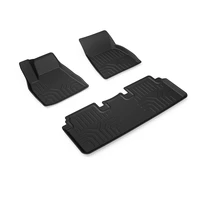 floot mats front rear for tesla s models 2017 2020 all weather waterproof and wearable foot pad model s
