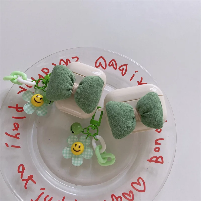 

Small Fresh Flower Bow 2021 AirPods 3 Case Apple AirPods 2 Case Cover AirPods Pro Case IPhone Earbuds Accessories AirPod Case