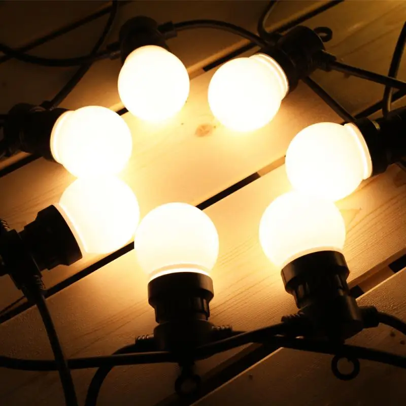 

New 24V Low Voltage Safety Outdoor Waterproof Bulb Light Garden Home Patio Yard Party Decor LED String Lights Landscape Lighting