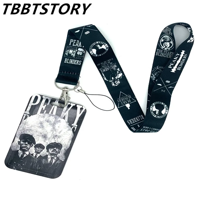 

Peaky Blinders Neck Strap Keychain Lanyard for Keys USB Gym ID Card Badge Holder Mobile Phone Straps DIY Hang Rope Lanyards