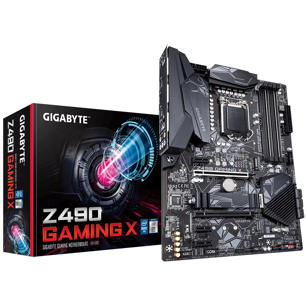 

Gigabyte Z490 Gaming X Motherboard LGA 1200 Z490 Desktop Mainboard Support i3 i5 i7 10400F 10400 10100F 10700K