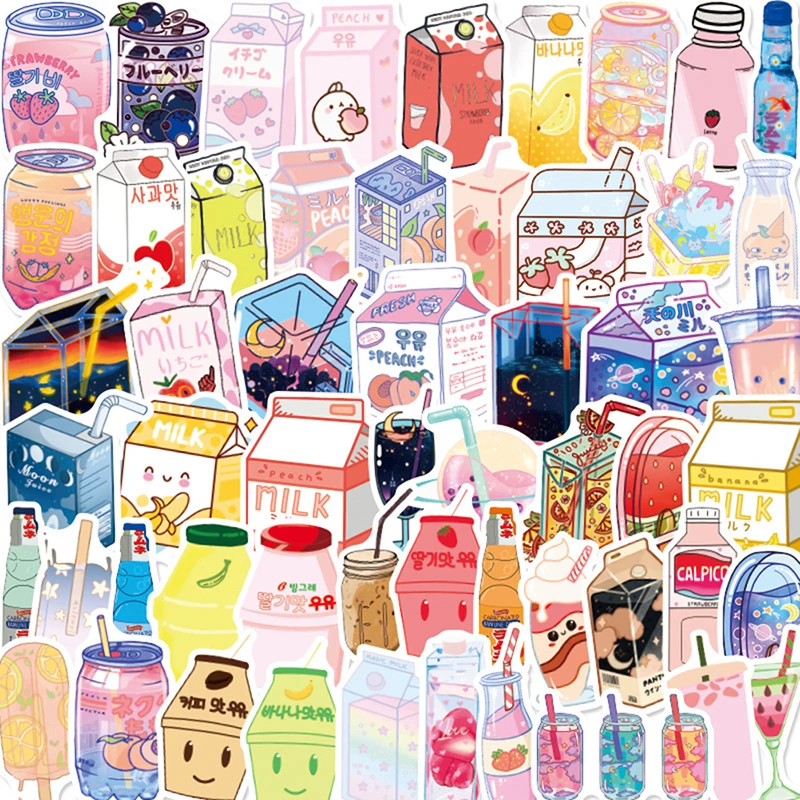 

Graffiti Drink Milk Stickers Laptop Water Cup Guitar Cartoon Stickers Decal