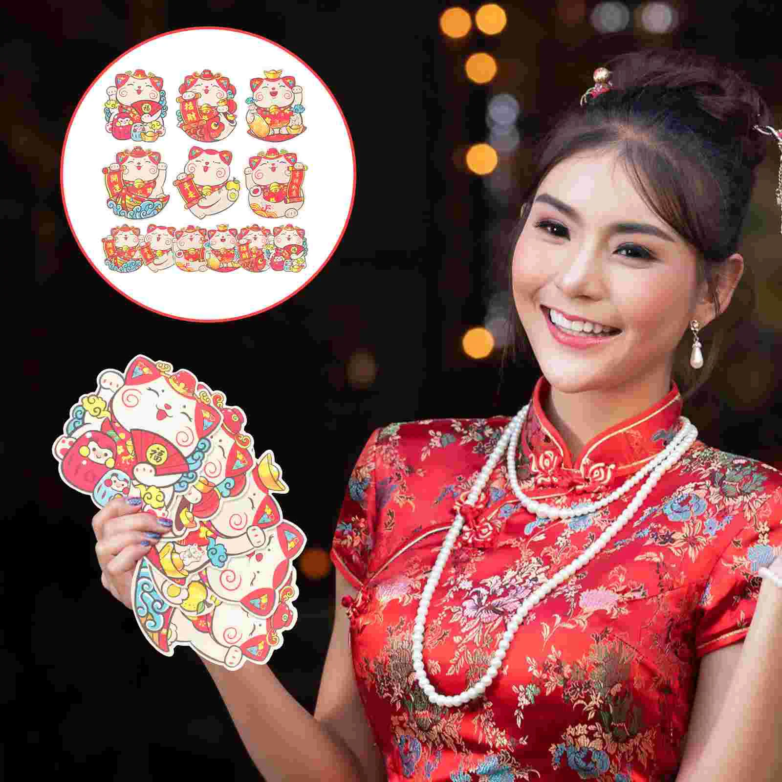 

12pcs Luck Money Packets Red Packets Chinese New Year New Year Festival Red Packet Chinese New Year Gifts Red Envelopes