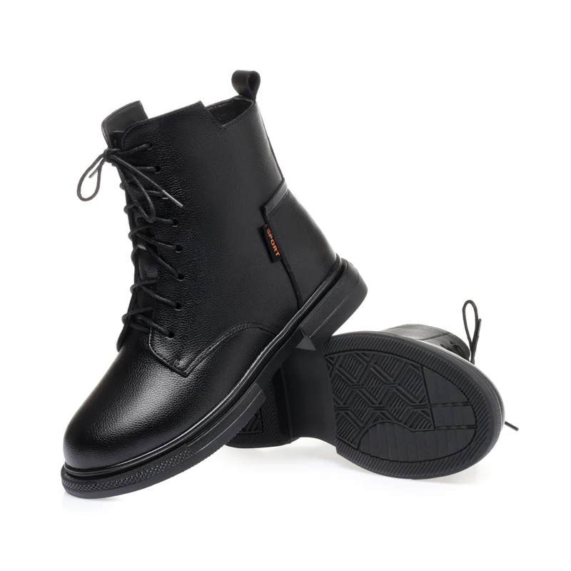 AIYUQI Women Winter Boots Wool Warm 2023 New Large Size 41 42 43 Women's Ankle Boots Non Slip Genuine Leather Women's Snow Boots