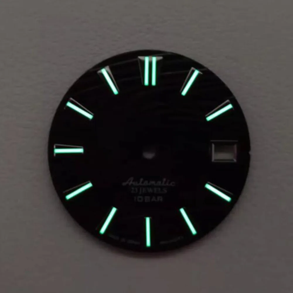 28.5mm Watch Dial for NH35 Movement Luminous Dials Replacement Modified Spare Parts