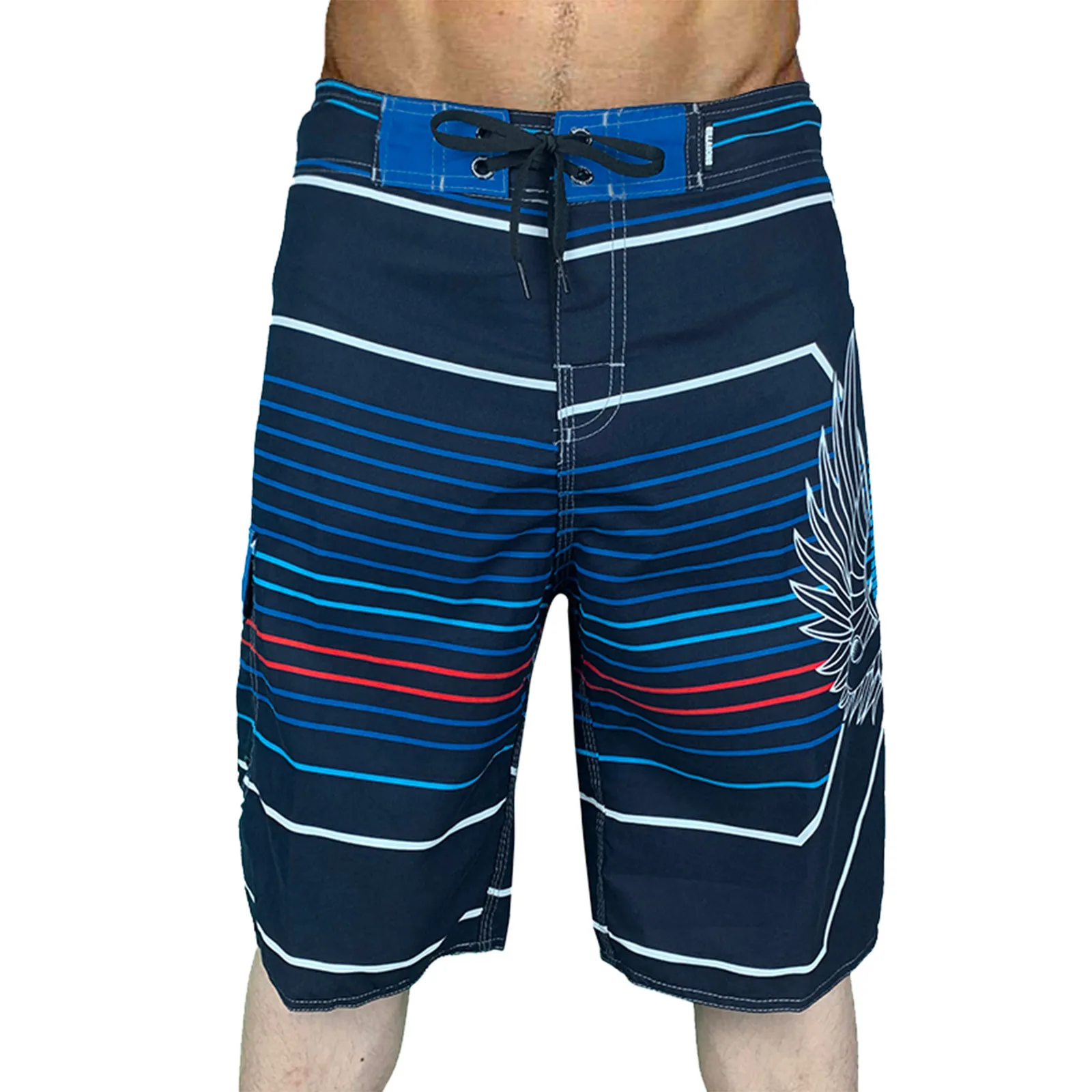 

Mens Fashion Leisure And Fitness Sports Five Surf Quick Drying Beach Pants Shorts Mens Swimwear