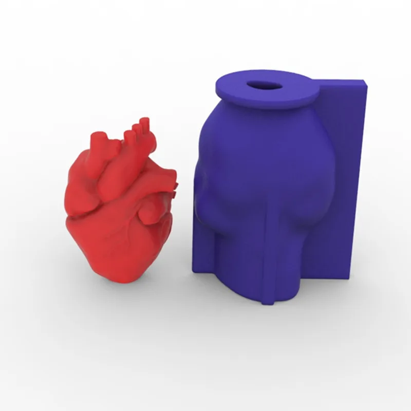 

3D Heart Silicone Candle Mould