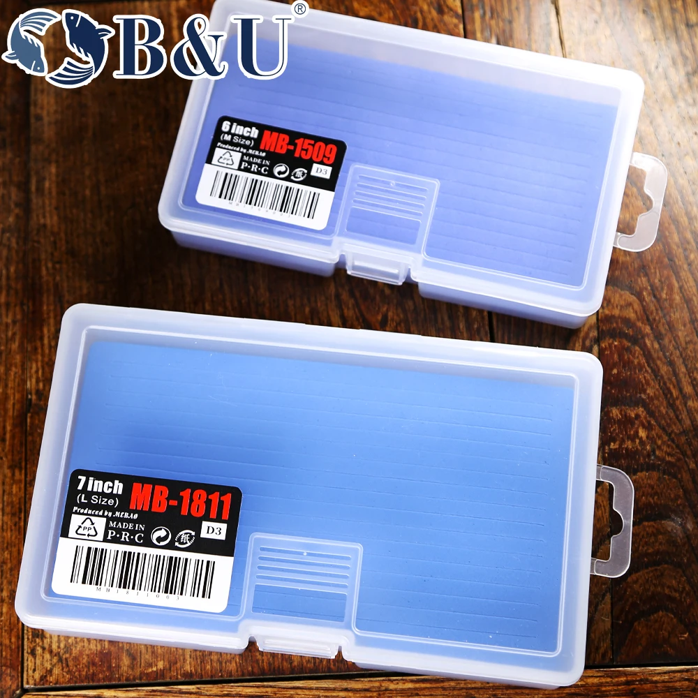 Коробка B &amp U для рыбалки большая емкость тонкая вспененная