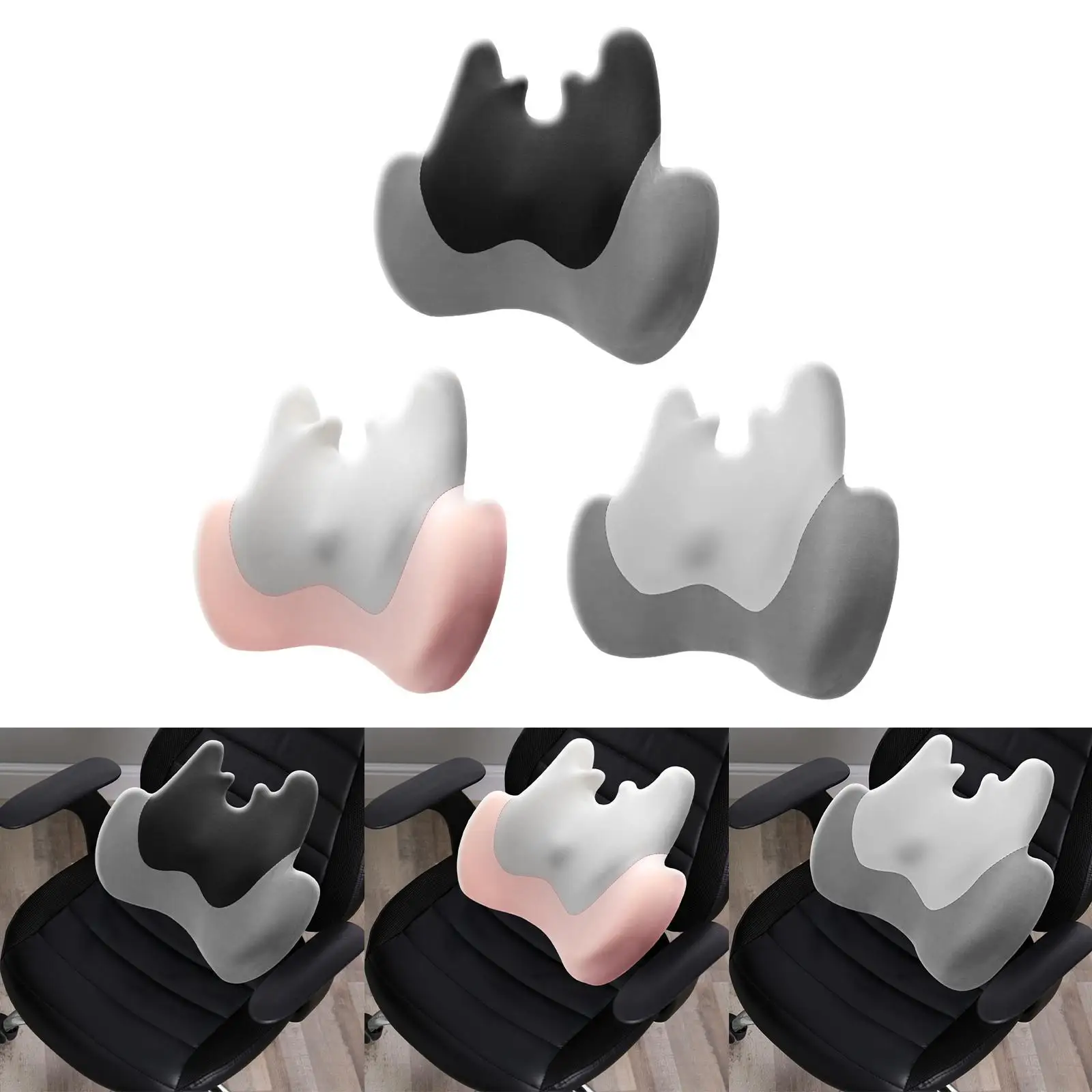 Подушка для поясничной поддержки многоцелевой дышащий офисный стул спинка с