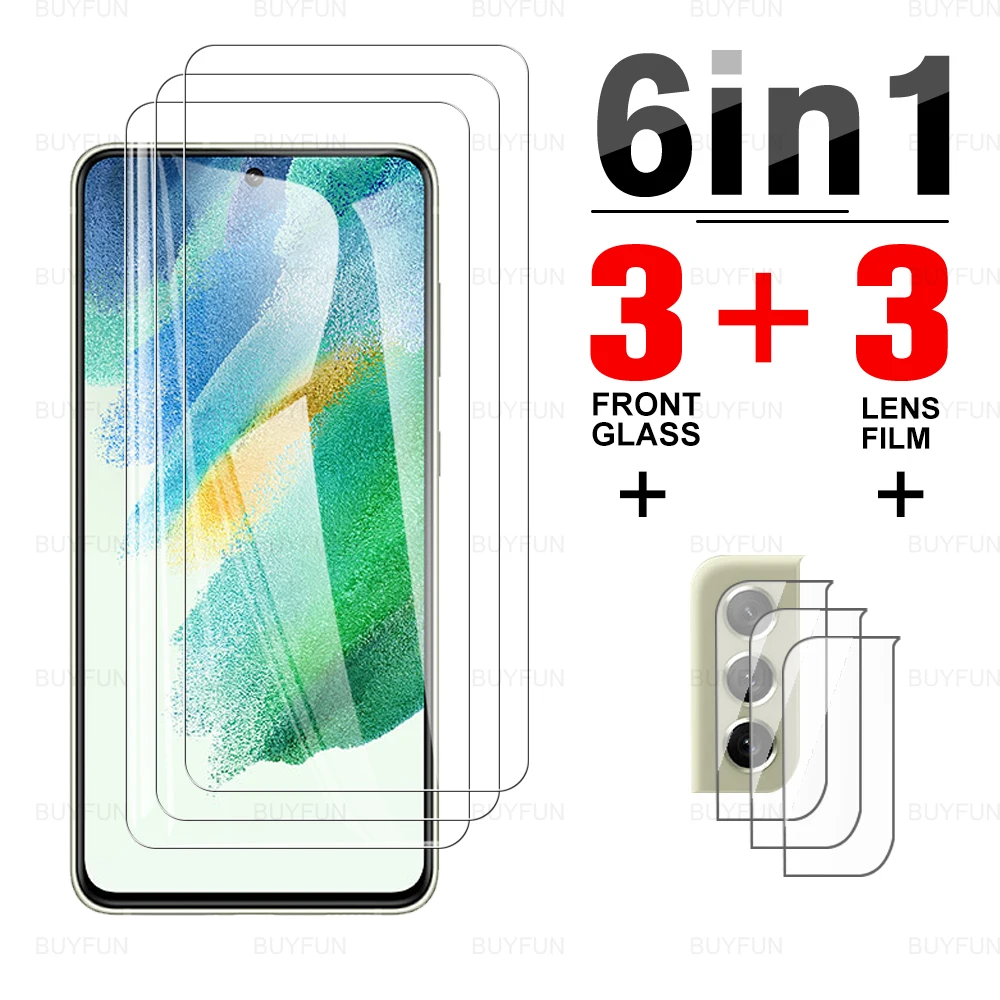 

Camera Lens Screen Protector For Samsung Galaxy S21 FE 5G Full Cover Safety Tempered Glass For Samsung S22 Plus Samsun S20 FE