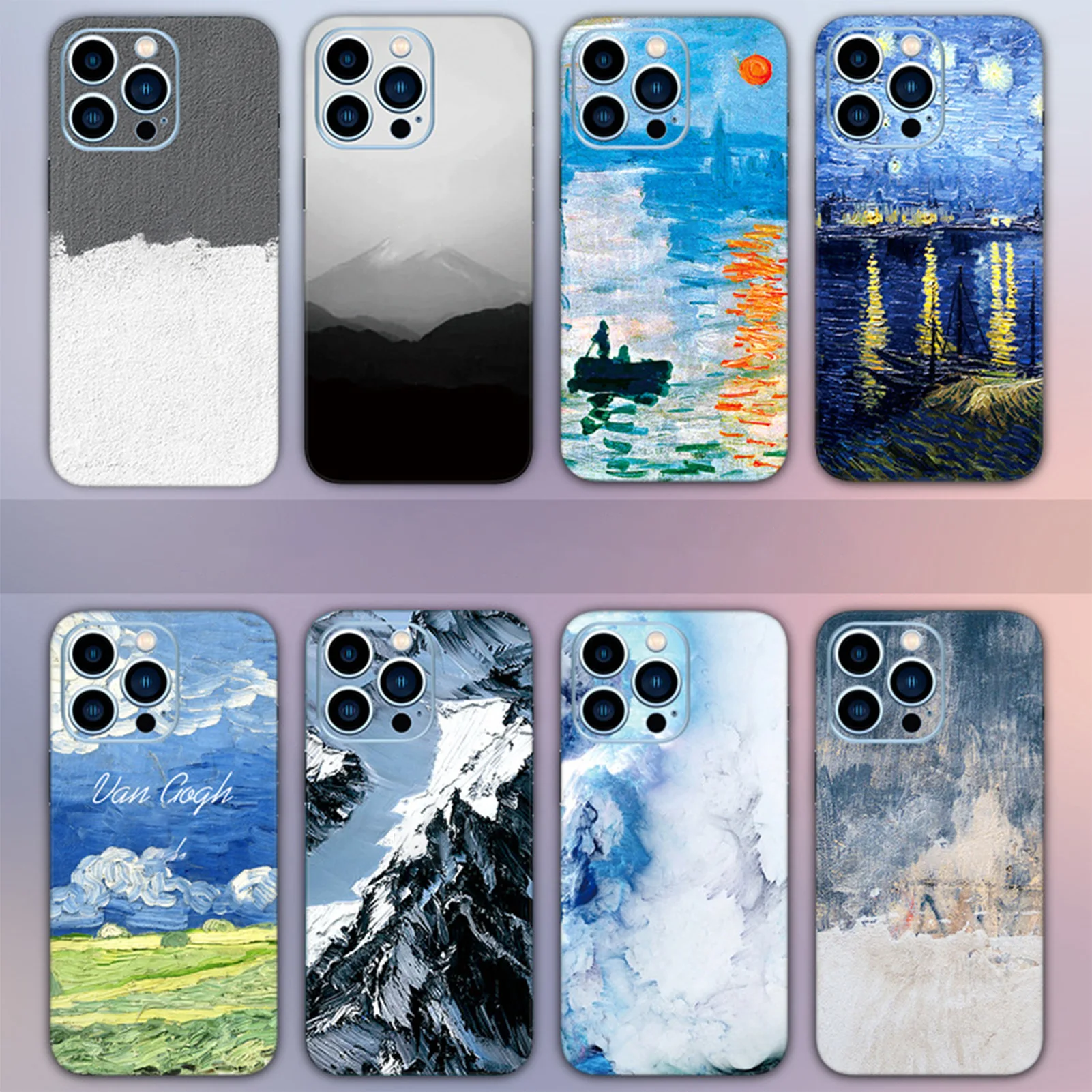 Красочные наклейки на заднюю панель с рисунком для iPhone 14 Plus 13 12 Pro Max Mini 11 XR SE 2 3 XS X 8 7 6 Plus, милый чехол для телефона на заказ