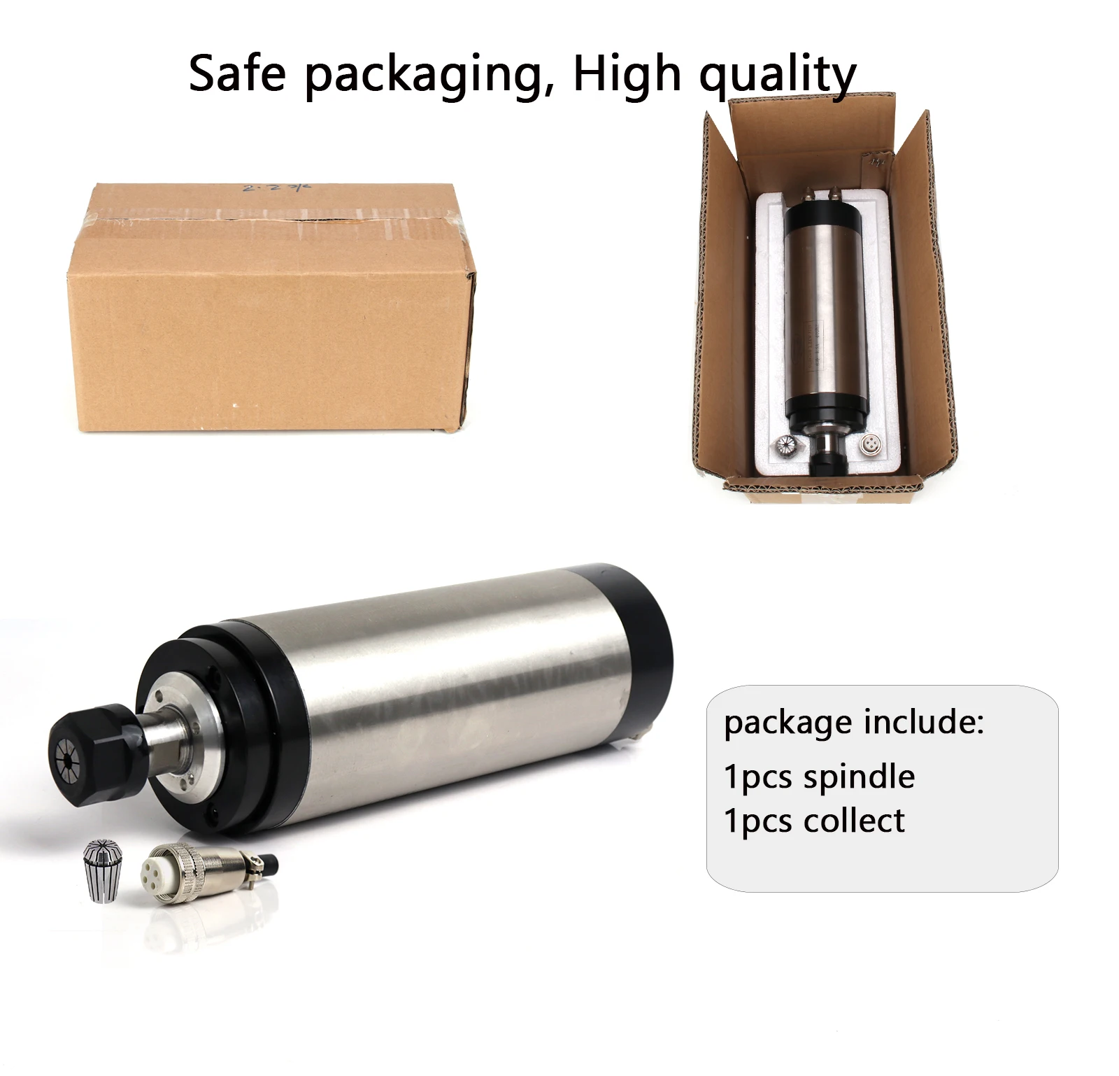 Шпиндель с водяным охлаждением 1 5 кВт ER11/2 2 ER20 шпиндель и инвертор кронштейн