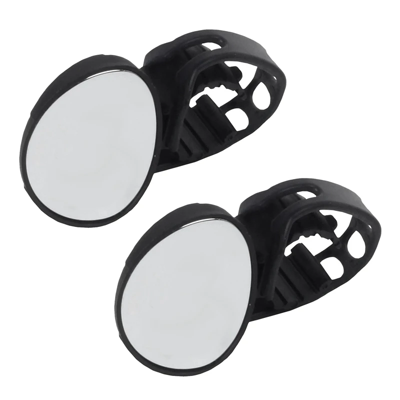 

2X Bike Mirror, Bicycle Cycling Rear View Mirrors Adjustable Handlebar Mounted for Mountain Road Bike
