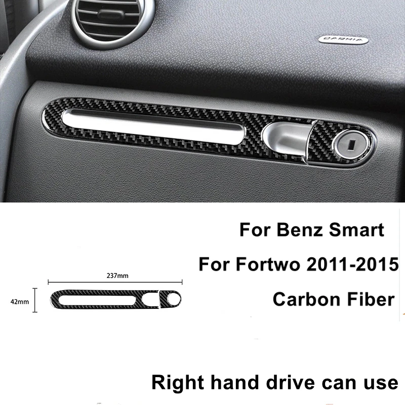 Наклейки на автомобиль из углеродного волокна для Benz Smart Fortwo 451 Coupe Cabrio Pure Pulse Passion