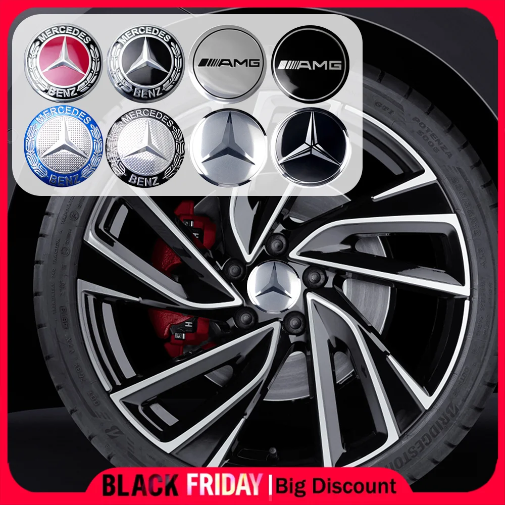 4 шт. 56/60/65 мм эмблема автомобиля колпаки ступицы колеса наклейки на для Mercedes Benz AMG A