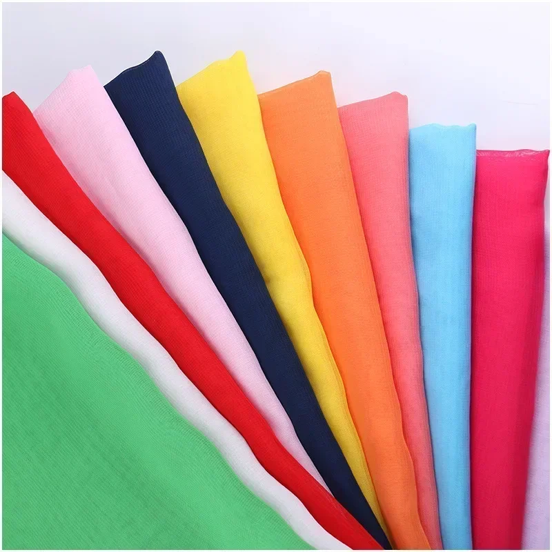 Повязка на голову из шифоновой ткани женское длинное летнее нежное приталенное