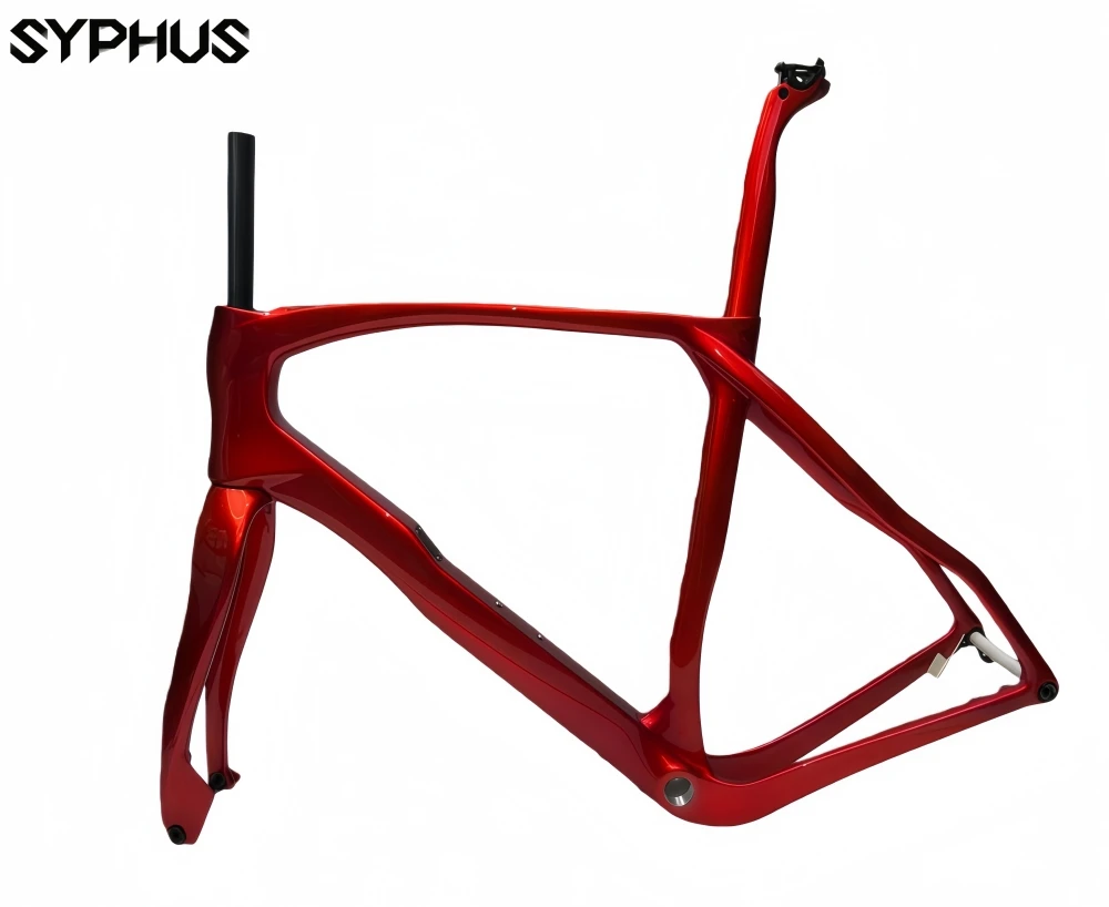 Фото Карбоновый гравийный велосипед Syphus T1100, 700C, дисковый тормоз, гравийный шоссейный велосипед, рама, дорожный велосипед, гравийная рама, гравийный шоссейный велосипед №5