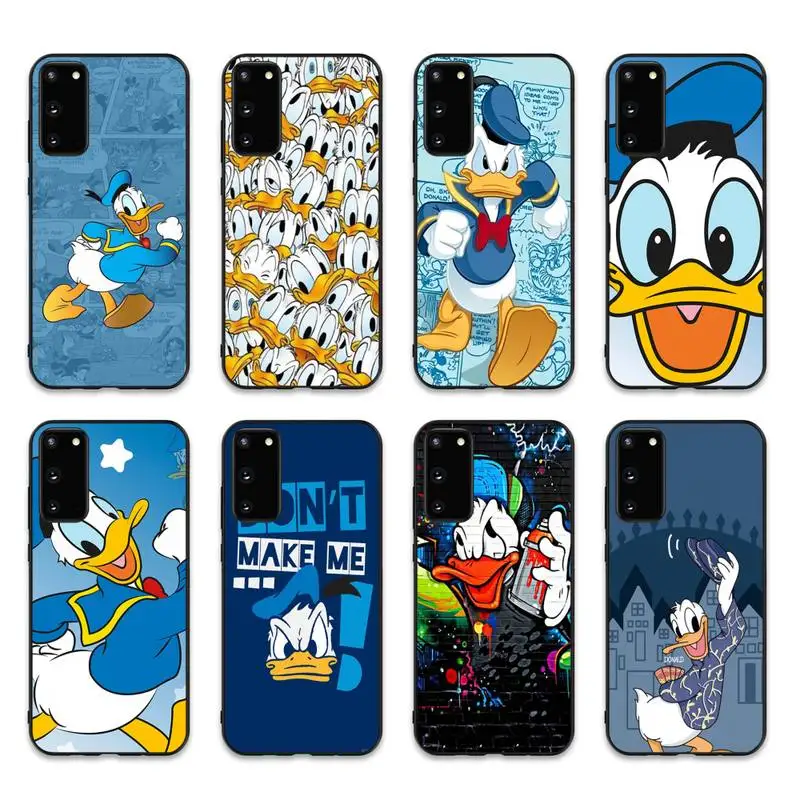 

Disney Donald Duck Phone Case for Samsung S10 21 20 9 8 plus lite S20 UlTRA 7edge