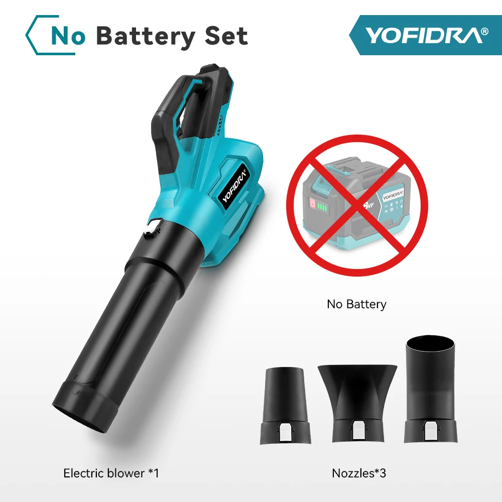 

YOFIDRA Бесщеточный воздуходувка 2000 Вт для Makita 18-21 В